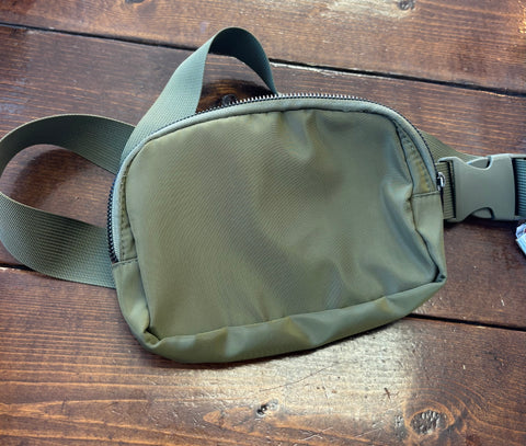 Olive Side Clutch